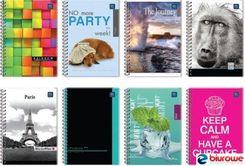 Zdjęcie Kołozeszyt A5 100kar T.O.kolorowe marginesy INTERDRUK - Tarczyn