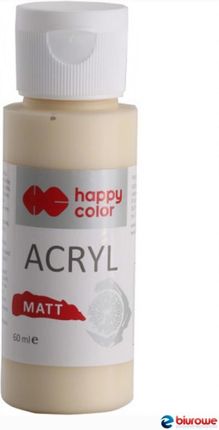 Farba akrylowa Matt, 60 ml, młoda sepia, HAPPY COLOR HA 7375 0060-114