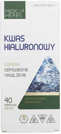 Medica Herbs Kwas hialuronowy 210mg 60kaps.