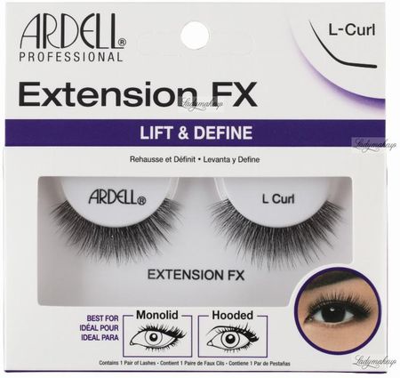 Ardell   Extension Fx   Sztuczne Rzęsy Na Pasku   L Curl