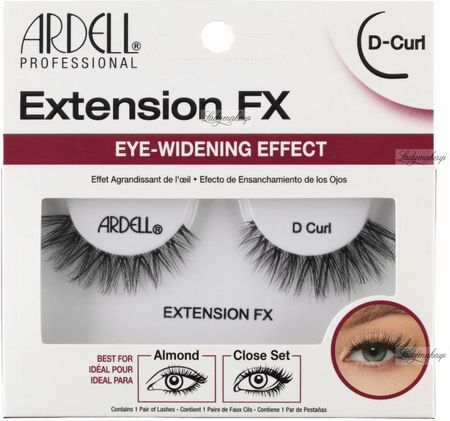 Ardell   Extension Fx   Sztuczne Rzęsy Na Pasku   D Curl