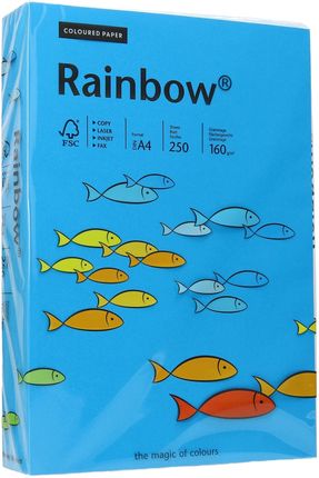 Rainbow Papier Ksero A4 160G Ciemnoniebieski 88