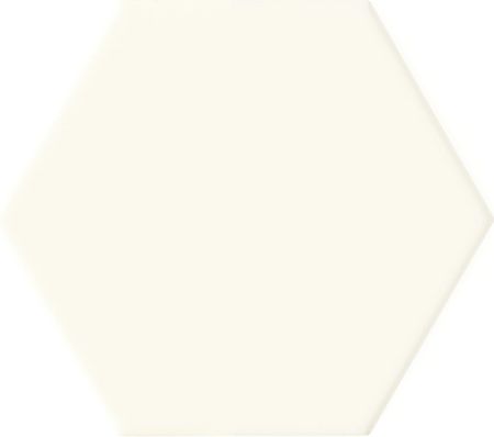 Grupa Tubądzin - Arte Arte Burano white hex 11 cm x 12,5 cm