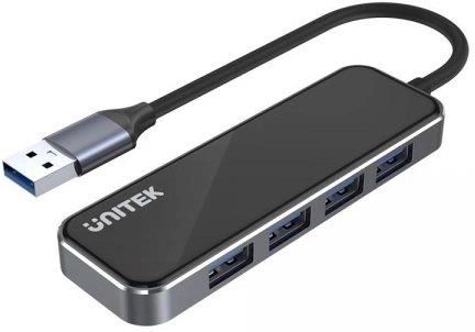 Unitek Hub Szklany USB 4x USB A 3.1 Gen 1 (H1109A)
