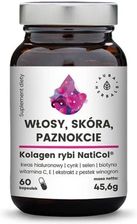 Zdjęcie Aura Herbals Kolagen Rybi Naticol Włosy Skóra Paznokcie 60kaps. - Narol