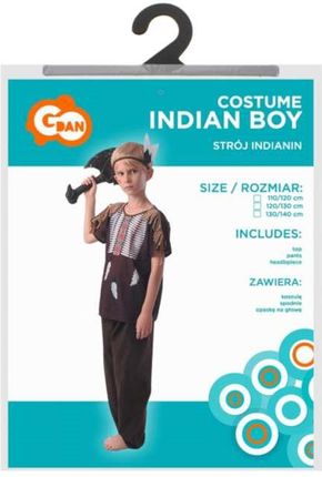 strój Indianin dla Dzieci apacz kostium r. 110-120 - zdjęcie 2