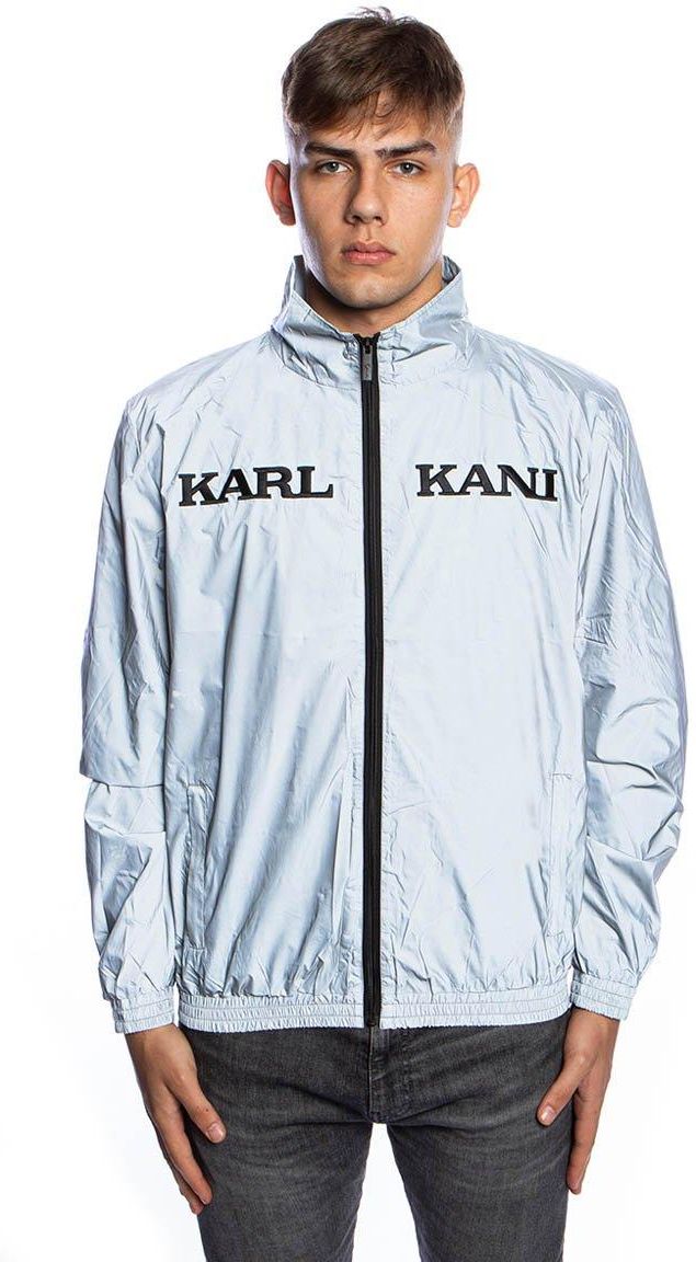 Kurtka Karl Kani Retro Reflective Track Jacket srebrna Ceny i