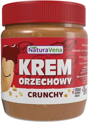 Naturavena - Krem Orzechowy Crunchy 100% Bez Soli I Cukru 340g