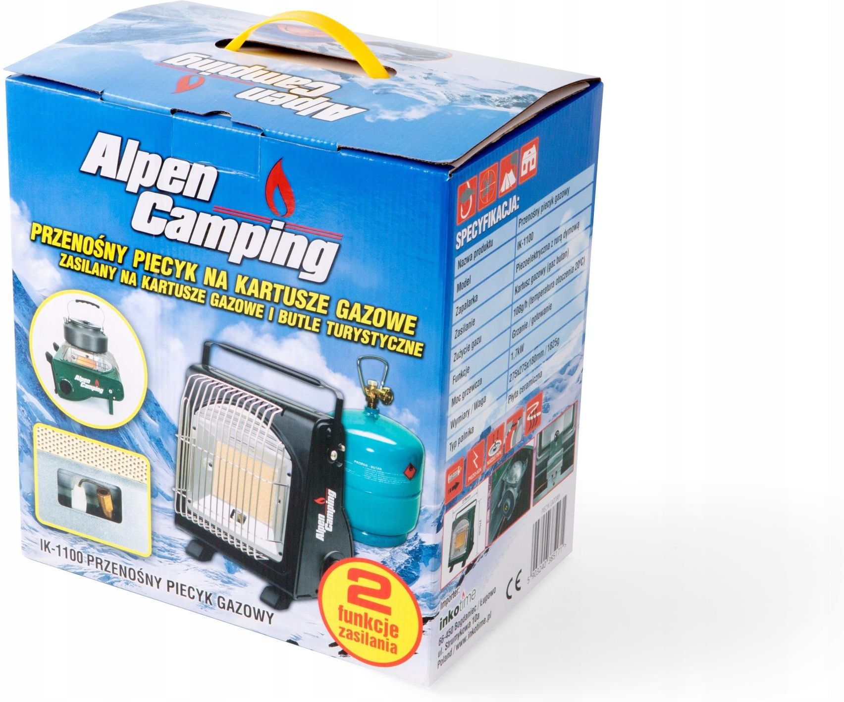 Alpen Camping Piecyk Na Kartusze 2W1 - Ceny i opinie - Ceneo.pl