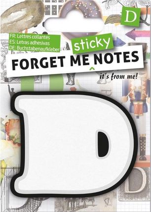 If Forget Me Sticky Notes Kart Samoprzylepne Litera D