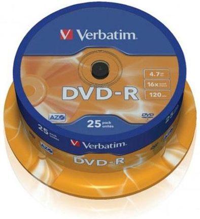 Verbatim Płyta DVD-R 4,7GB/120min cake 25szt. (PL033)