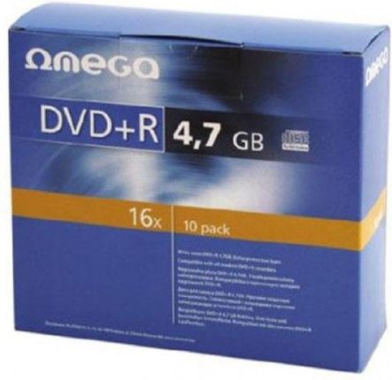 Omega PŁYTA DVD+R 4,7GB/120MIN SLIM 10SZT. (PL022)