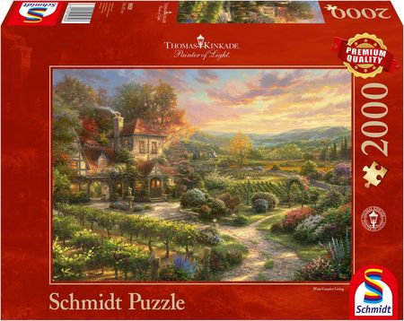 Schmidt Puzzle Pq Thomas Kinkade Winnica G3 2000El.