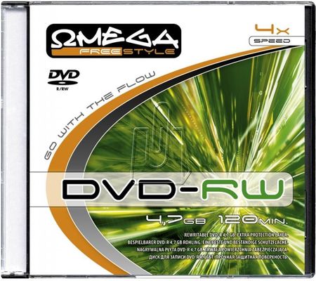 Omega Płyta Freestyle DVD-RW 4,7GB 4X Slim Case 1 (35435)