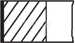 Zdjęcie Zestaw pierscieni tłoka MAHLE 083 11 N0 - Dębno