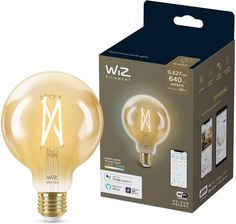Zdjęcie WiZ Żarówka filament bursztynowa E27 G95 7 W (50 W), zimna - ciepła biel (929003018322) - Ryn