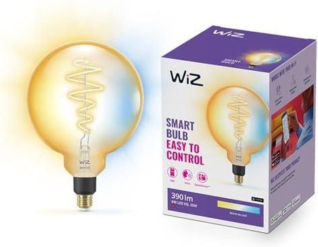 WiZ Żarówka filament bursztynowa E27 G200 6 W (25 W), zimna - ciepła biel (929003018122)