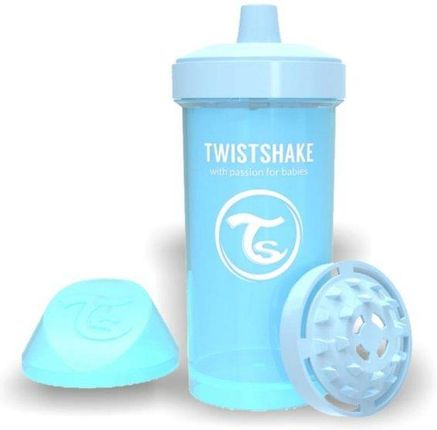 Twistshake Kubek Niekapek Z Mikserem 12M+ Pastel Blue 360Ml