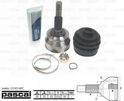 PRZEGUB ZEWNĘTRZNY OPEL ASCONA C, ASTRA F, CALIBRA G1X014PC