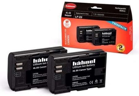 HAHNEL ZESTAW BATERII CANON HL-E6 TWIN PACK