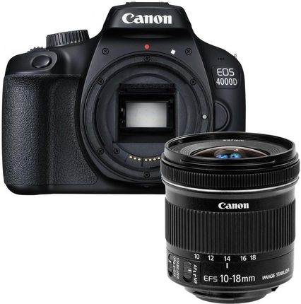 Canon 4000D Czarny + EF-S 10-18mm