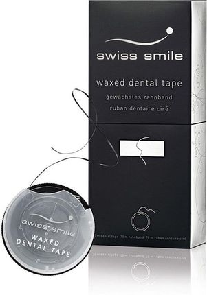 Swiss Smile In Between Waxed Dental Tape Miętowa Woskowana Nić Dentystyczna