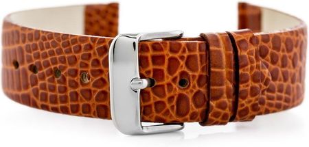 Pacific Pasek skórzany do zegarka W57 brązowy 18mm Brązowy