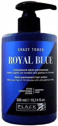 Black Professional Line Toner Koloryzujący Do Włosów Crazy Toner Royalblue 300ml