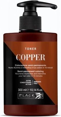 Black Professional Line Toner Koloryzujący Do Włosów Semi Permanent Coloring Toner Copper 300ml