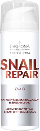Krem Aktywny odmładzający ze śluzem ślimaka Farmona Professional Snail Repair na dzień i noc 150ml