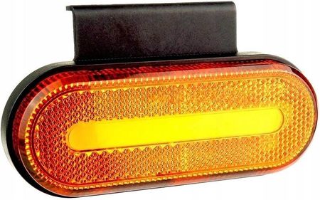 LAMPA OBRYSOWA OBRYSÓWKA DIODOWA LED POMARAŃCZOWA 02374 - zdjęcie 3