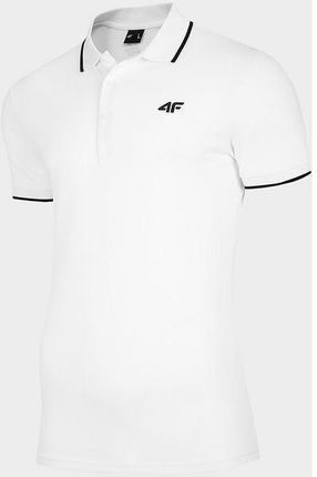 Koszulka męska polo NOSH4 TSM009 4F (biały) - Ceny i opinie T-shirty i koszulki męskie UUUB Koszulka męska polo NOSH4 TSM009 4F (biały) - Ceny i opinie T-shirty i koszulki męskie UUUB