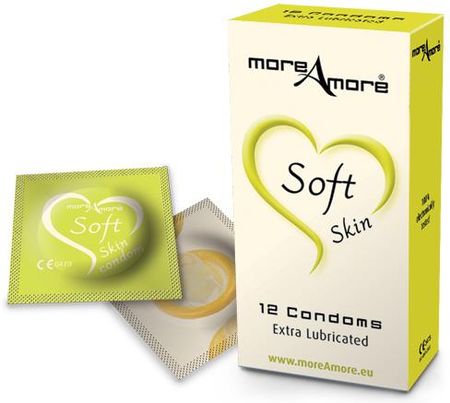 More Amore Ekstra Nawilżane Prezerwatywy Condom Soft Skin 1Sztuka