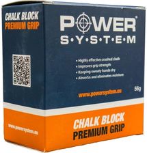 Zdjęcie Power System Magnezja w Kostce Chalk Block 56g - Tłuszcz