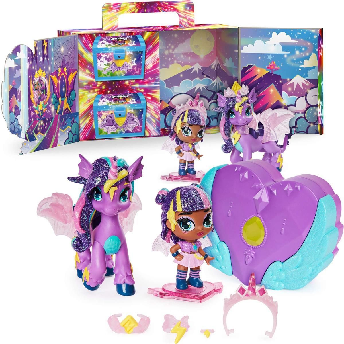 Hatchimals Pixies Crystal Flyers - Rose sur Hatchimals Pixies Crystal Flyers - Rose sur