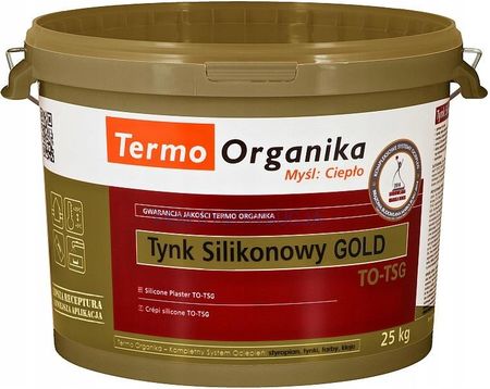 TERMO ORGANIKA TYNK SILIKONOWY TO-TSG 25 KG GOLD