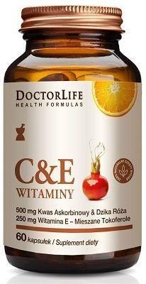 Doctor Life Witaminy C & E 60 kaps
