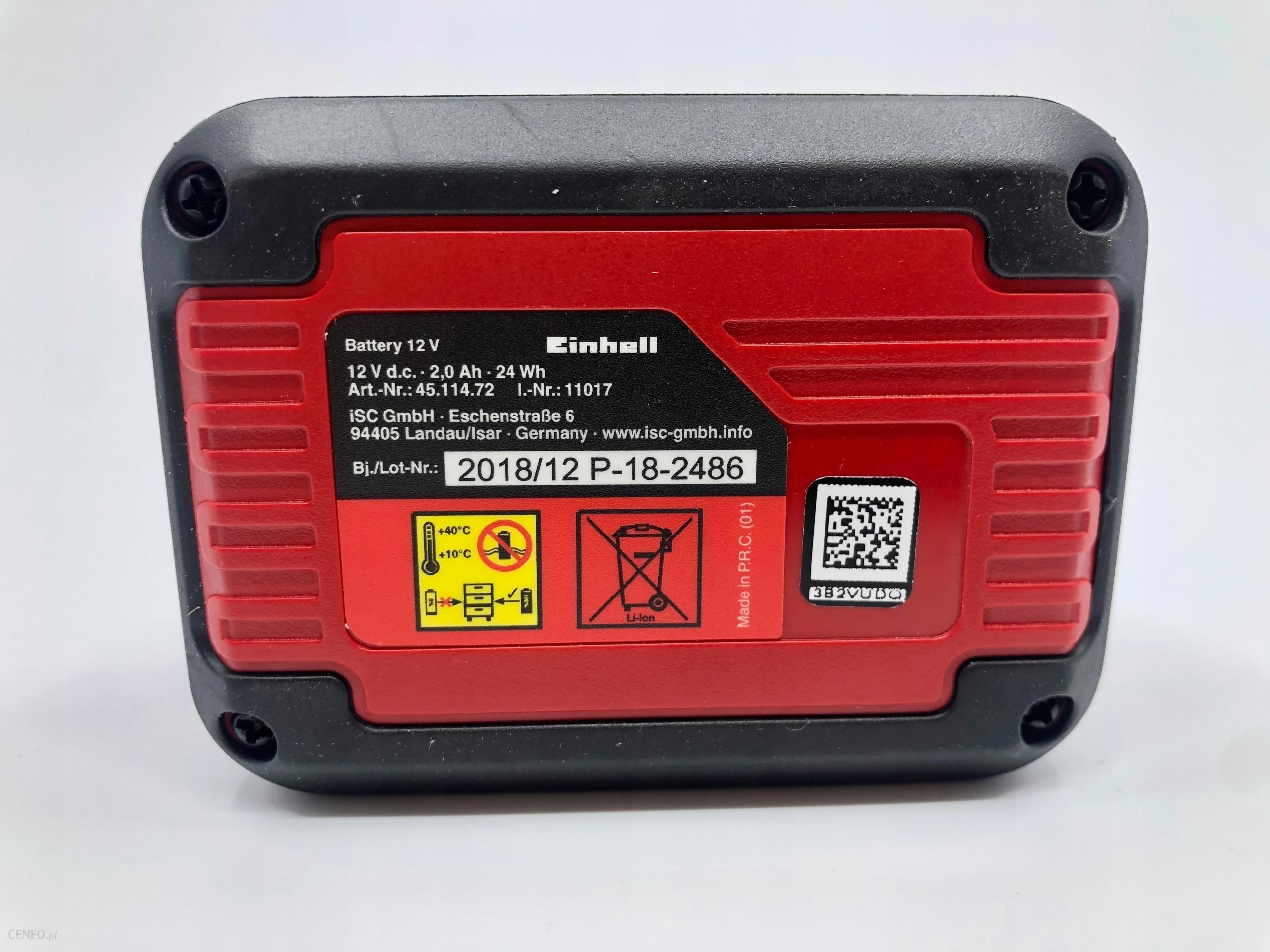 Bateria Einhell 12v - 2.0 Ah Li-battery