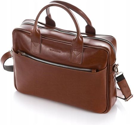 BRĄZOWA ELEGANCKA TORBA BRODRENE NA RAMIĘ TECZKA 9923LIGHTBROWNB