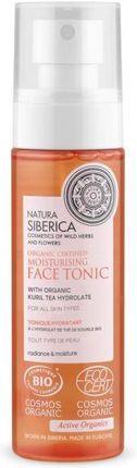 Natura Siberica Nawilżający Tonik Do Każdego Rodzaju Cery Organic Certified Moisturising Face Tonic With Kuril Tea Hydrolate 100Ml