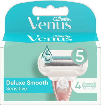 Gillette Venus Deluxe Smooth Sensitive Ostrza do maszynki x4