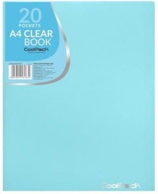 Coolpack Pastel Teczka Clear Book A4 20 Koszulek Niebieski