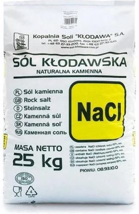 Kopalnia Soli W Kłodawia Sól Kłodawska Kamienna Worek 25 Kg