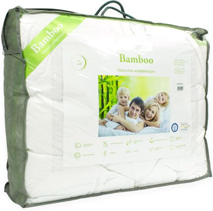 POLSKA KOŁDRA BAMBUSOWA ANTYALERGICZNA 200X200 CM