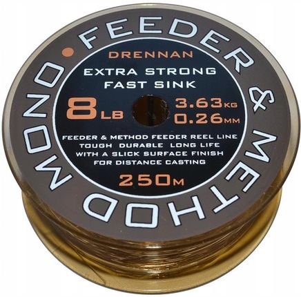 Żyłka Drennan Feeder&Method Mono 250M/0,28Mm Drelcfmm210