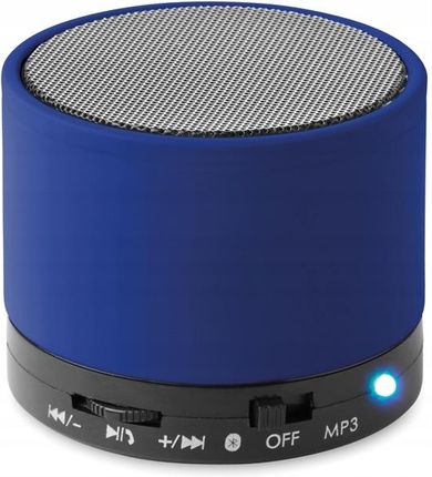 Głośnik Bluetooth Okrągły Round Bass (Niebieski)