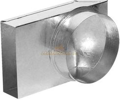 Zdjęcie Przejście dolot-rura 90 stopni fi 100 - Boguszów-Gorce