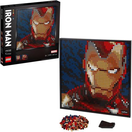 LEGO Art 31199 Iron Man z wytwórni Marvel Studios