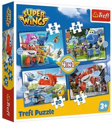 Trefl Puzzle 4W1 Odlotowa Paczka 34351