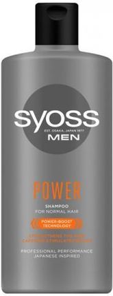 Syoss Szampon Dla Mężczyzn Do Włosów Normalnych Men Power Shampoo 440 ml